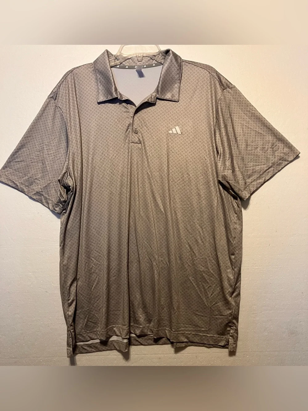 Adidas Men’s XL Gray Performance Polo Shirt